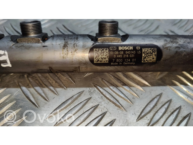 Vstřikovací lišta 645143, 0445216031 BMW X5 E70 pro naftový motor 3.0 N57D30A