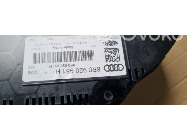 Панель приборов 8R0920981H, 503002381505 Audi Q5 SQ5