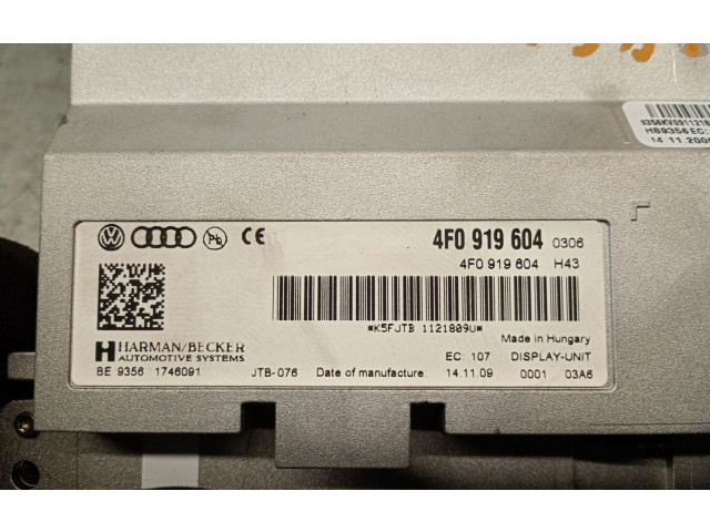 Дисплей 4F0919604, 4F0919604 Audi A4 Allroad