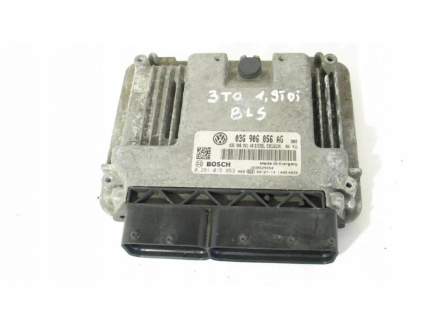 Блок управления двигателя 03G906056AG Skoda Superb B6 (3T)