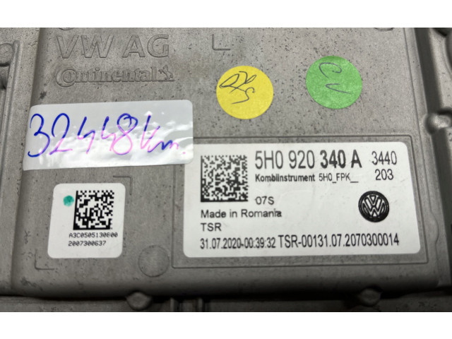 Панель приборов 5H0920340A Volkswagen Golf VIII