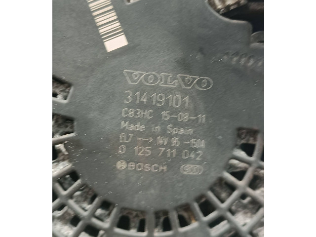 Генератор 31419101, 0125711042 Volvo V60