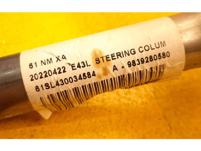 Рулевая рейка 9839280580, 9839280580 Citroen C5 X 2021 - года