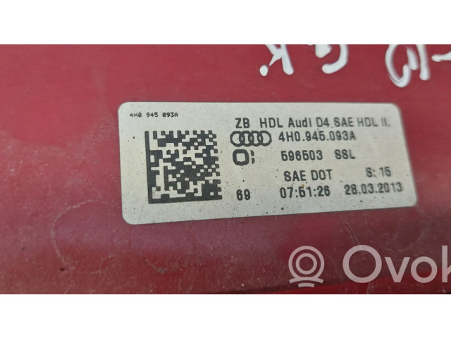 Světlo zadní levé 4H0945095A Audi A8 S8 D4 4H 2013
