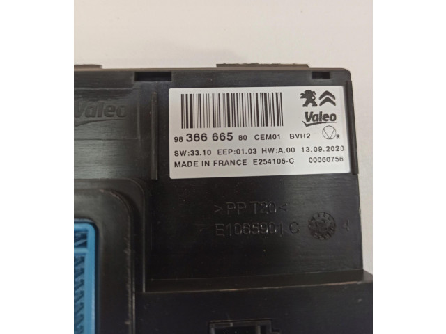 Модуль блока управления кондиционером 9836666580 Citroen Berlingo