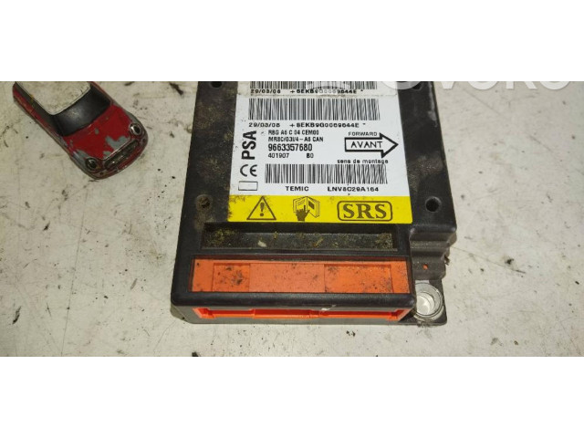 Блок подушек безопасности 9663357680, TEMIC   Citroen C2