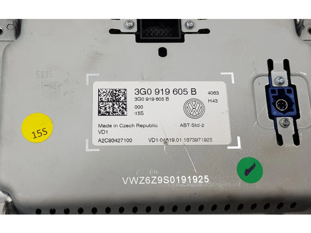 Дисплей 3G0919605B, 3G0919605B Volkswagen Touran III