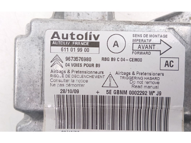 Блок подушек безопасности 9673576980 Citroen Berlingo