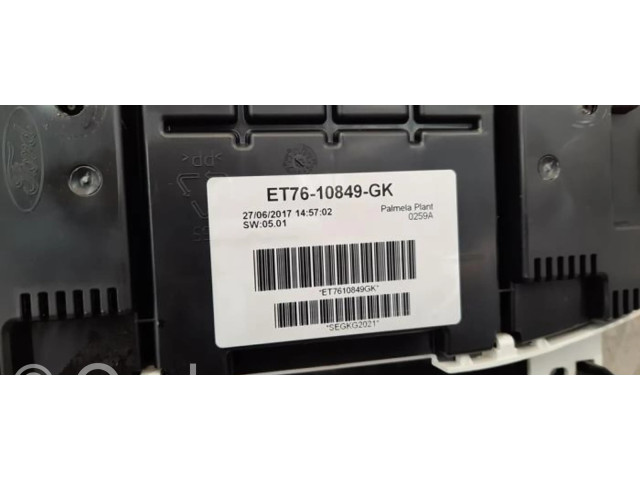 Přístrojová deska Ford Turneo Courier 2017 ET7610849GK