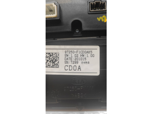 Блок управления климат-контролем 97250F1CD0AK5, D996568020   KIA Sportage