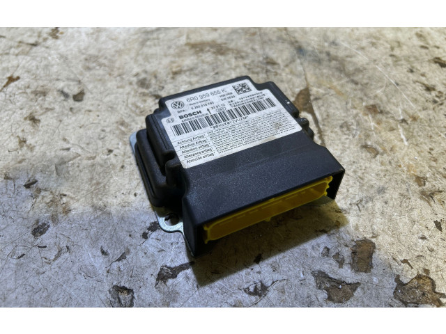 Блок подушек безопасности 6R0959655K, 0285010793 Skoda Fabia Mk2 (5J)