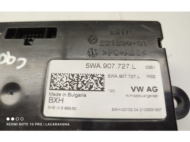 Блок управления 5WA907727L Volkswagen Caddy