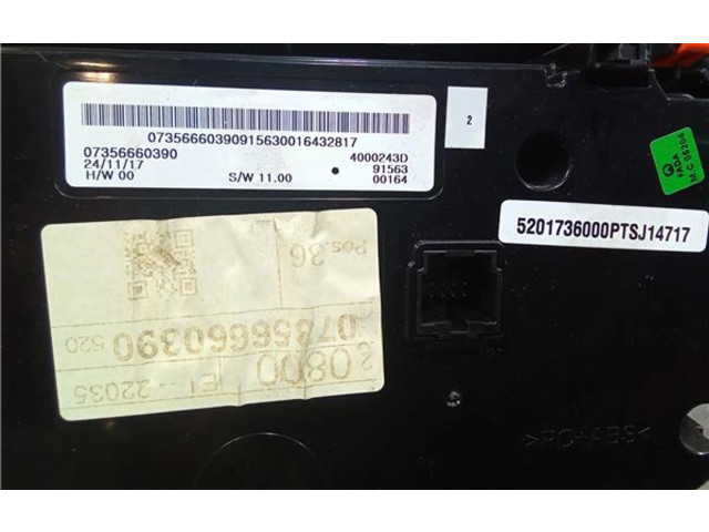 Блок управления климат-контролем 07356660390, 07356660390 Jeep Renegade