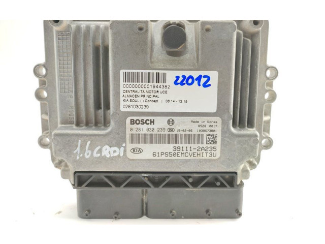 Řídící jednotka 0281030239 KIA Soul 2015