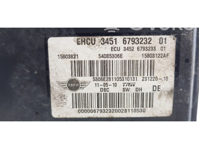 Блок АБС 34516798847, 34516798847 Mini One - Cooper Coupe R56 2005 - 2014 года