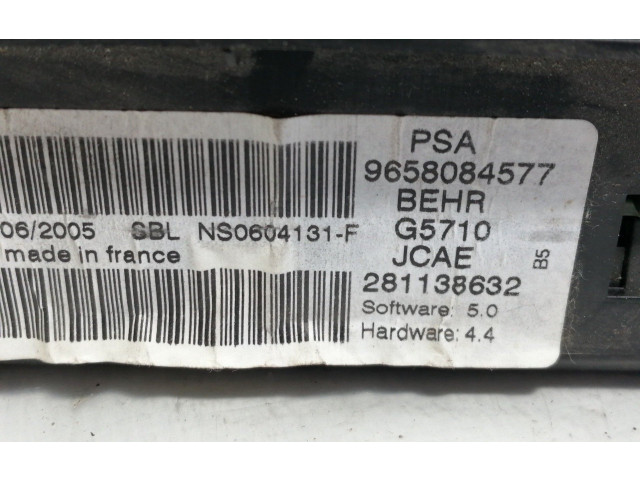 Модуль блока управления кондиционером 6451SN, 9658084577   Citroen C4 I