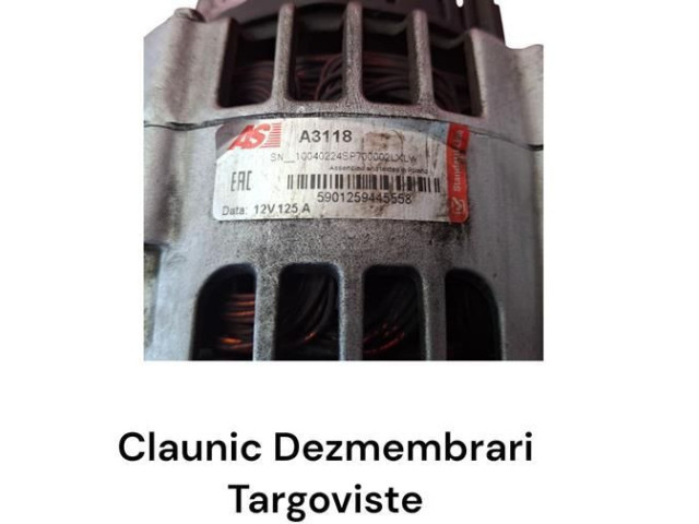 Генератор DA.006.25.49757 Dacia Lodgy