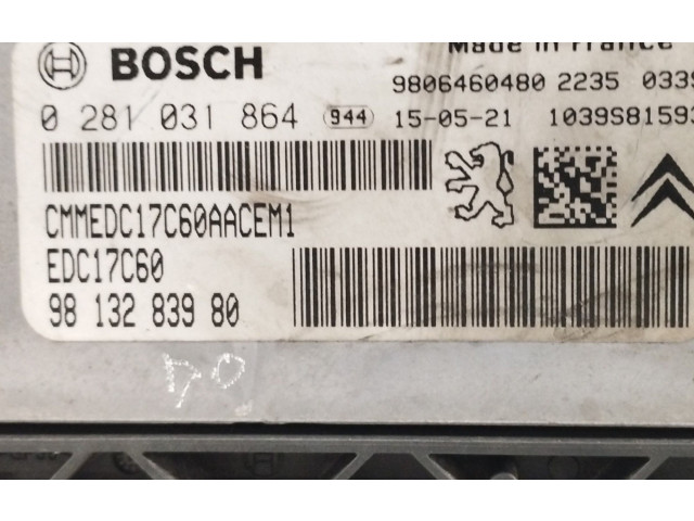 Блок комфорта 9813283980, 0281031864 Citroen C4 Aircross