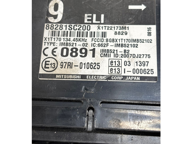 Комплект блоков управления 2758009253, 22611AP200   Subaru Forester SH