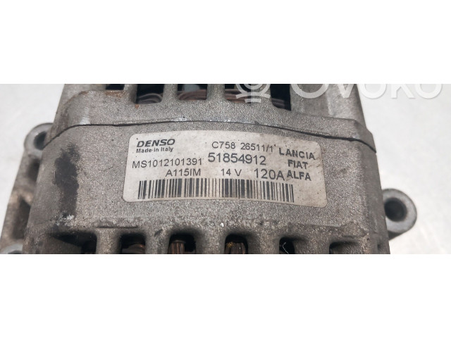 Генератор 51854912, 120A Alfa Romeo Mito