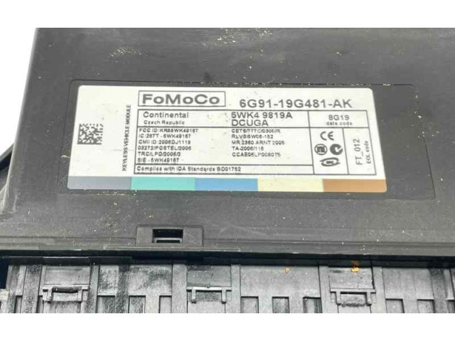 Блок управления 6G9119G481AK Jaguar XF X250