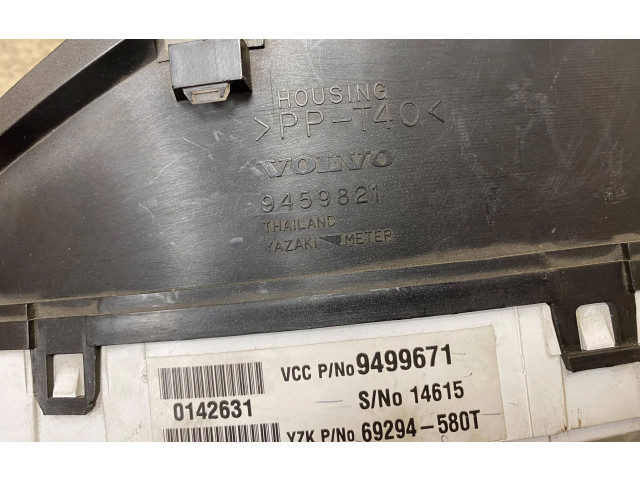 Přístrojová deska Volvo S70 V70 V70 XC 2000 9499671, 9459821