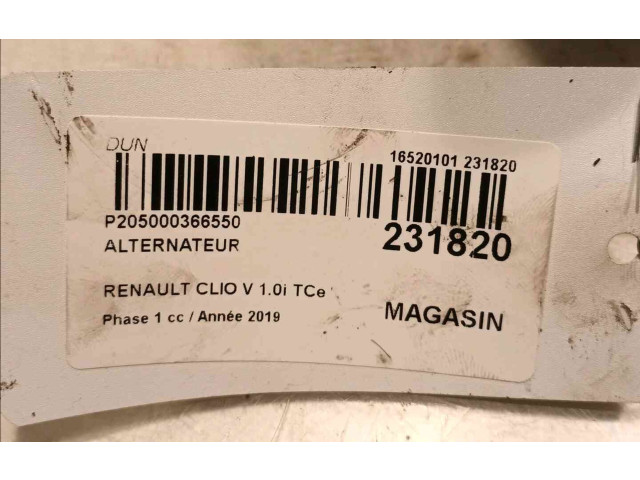 Генератор 231008040R   Renault Clio V      