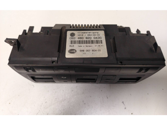 Блок управления климат-контролем 4B0820043G, D540001 Audi A6 S6 C5 4B