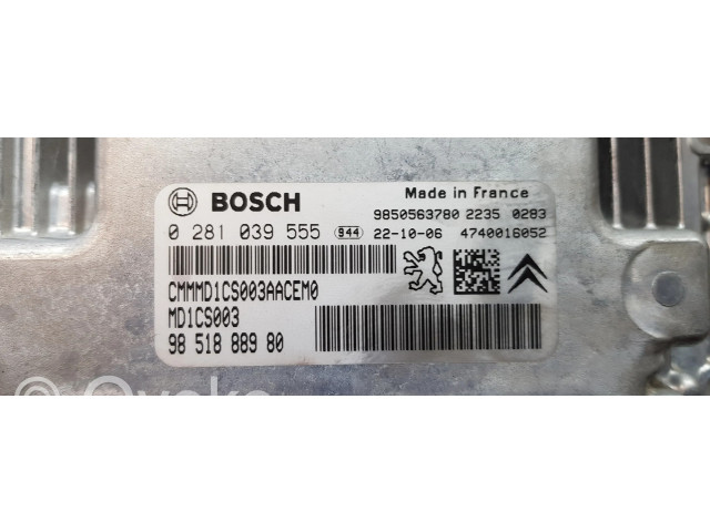 Řídící jednotka 9851888980, 0281039555 Peugeot 2008 II 2022