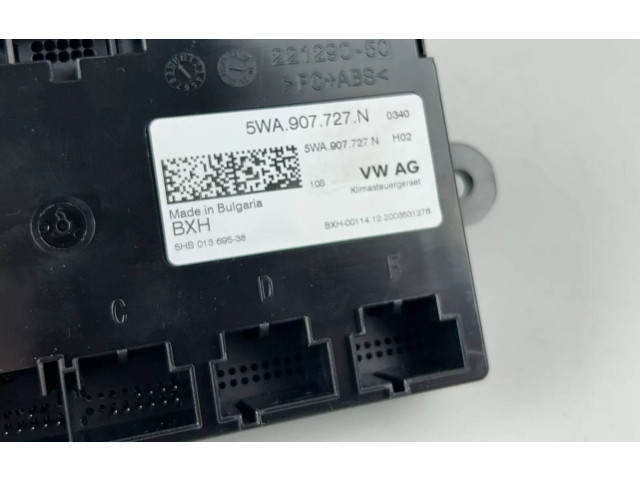 Модуль блока управления кондиционером 5WA907727N Volkswagen Golf VIII