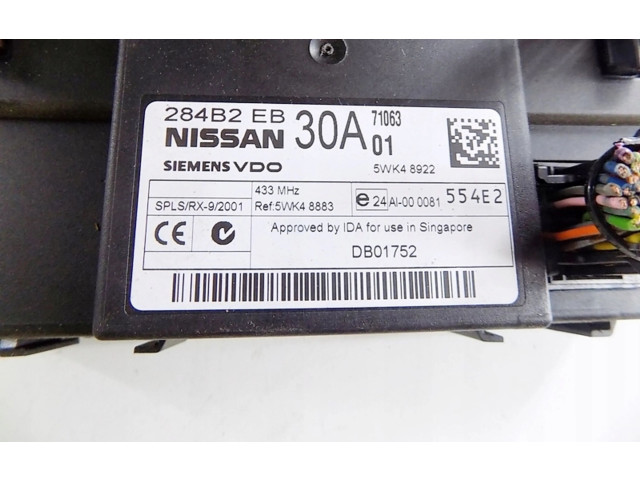 Блок комфорта 284B2EB30A Nissan Navara D40