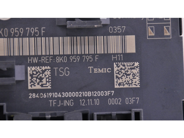 Блок управления дверью 8K0959795F Audi Q5 SQ5