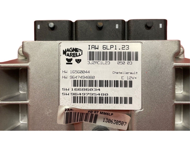 Рулевая рейка  Комплект зажигания IAW6LP1.23, 9649795480   Citroen C5 2001 - 2004 года