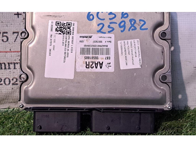 Блок управления двигателя 5558180555579237, 5558180555579237 Opel Meriva B