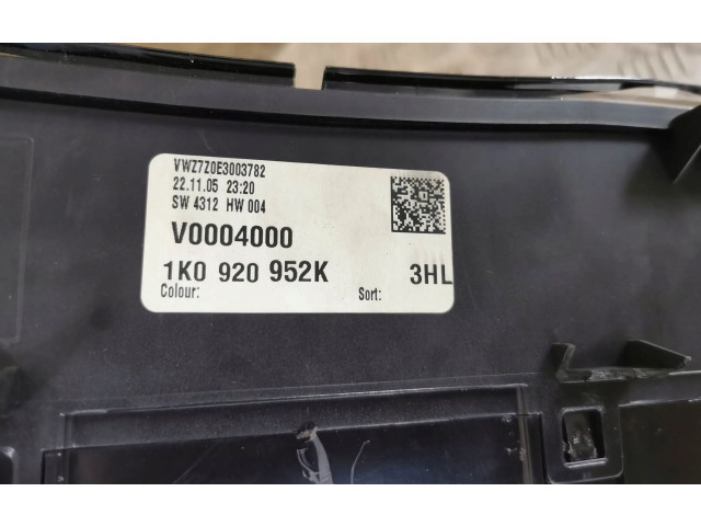 Панель приборов 1K0920952K Volkswagen Jetta V