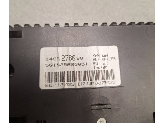 Панель приборов 1496276080, 501020600051   Citroen C8       