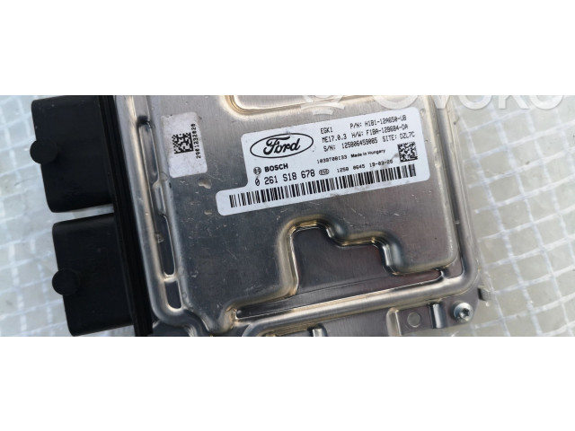 Řídící jednotka F1BA-12B684-DA 125806459085 0261S18678 H1B1-12A650-UB, F1BA-12B684-DA 125806459085 0261S18678 H1B1-12A650 Ford Fiesta 2015