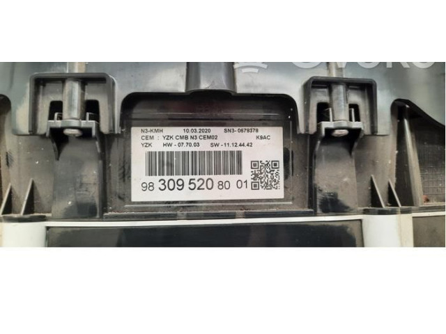 Přístrojová deska Citroen Berlingo 2020 9830952080