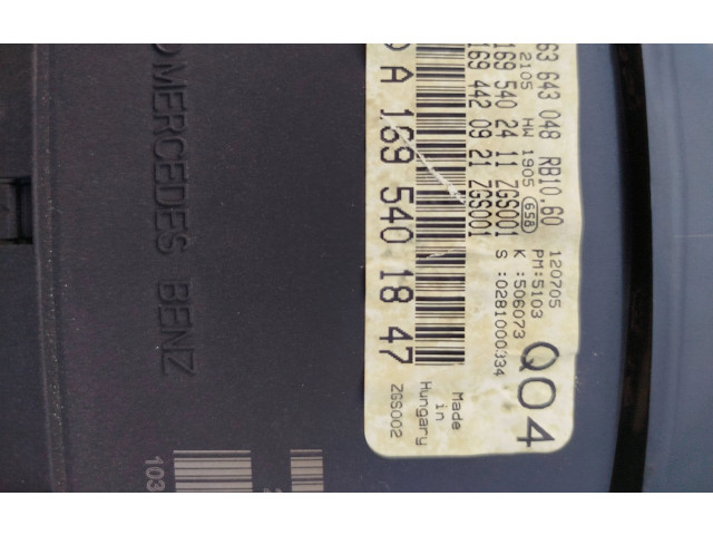 Панель приборов A1695401847 Mercedes-Benz A W169