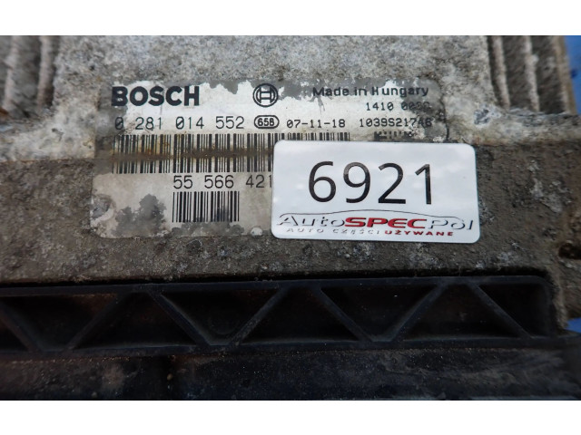 Блок управления двигателя 55566421, 0281014552 Saab 9-3 Ver2