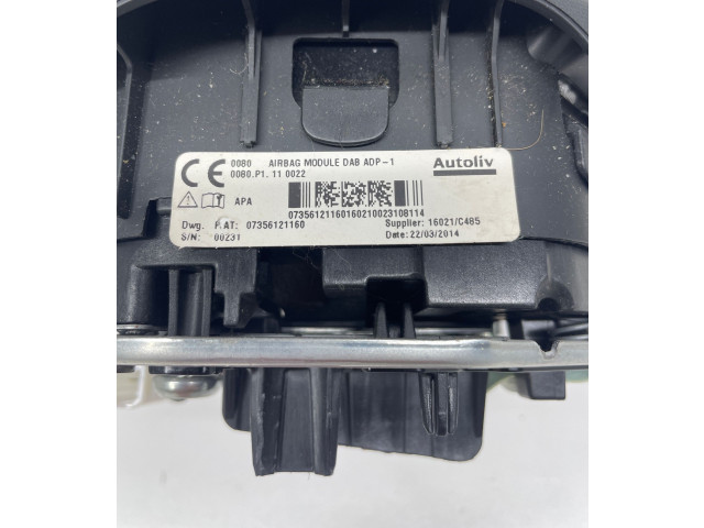 Подушка безопасности водителя 07356121160   Fiat 500L