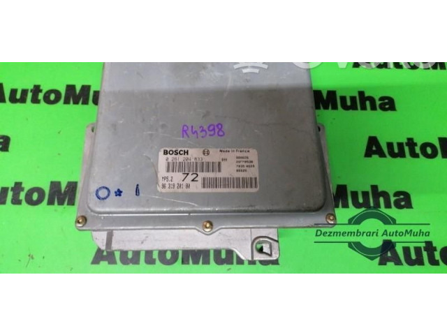 Блок управления двигателем Блок управления 0261204833, 9631920180   Peugeot 306