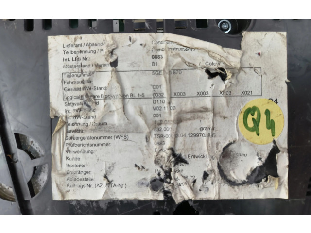 Панель приборов 5GE920870 Volkswagen e-Golf