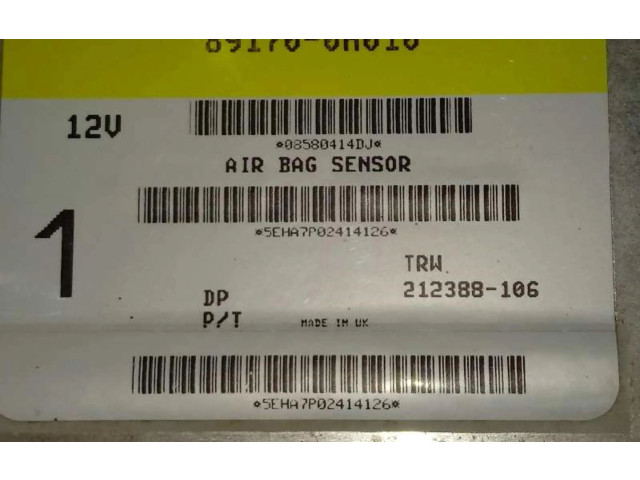 Блок подушек безопасности 891700H010, CENTRALITAAIRBAG   Citroen C1