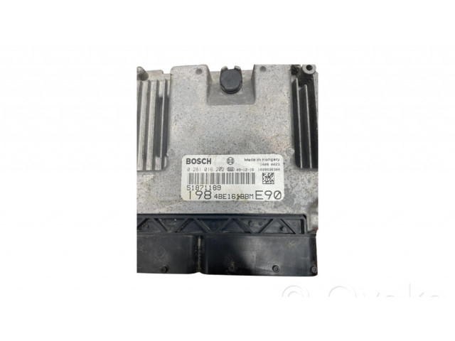 Блок управления двигателя 0281016202, 51871189   Fiat Bravo