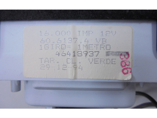 Pojistková skříňka Спидометр (приборный щиток) 46418937, 46418937 Fiat Punto (176) 1995