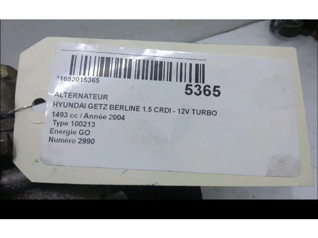 Генератор Hyundai Getz