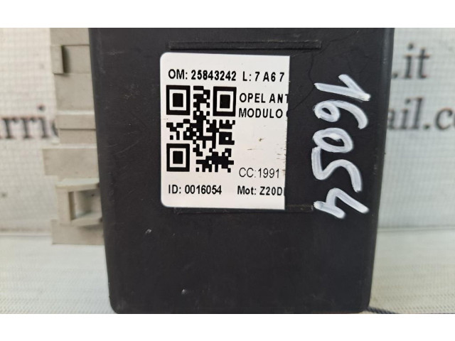 Блок комфорта 25843242, 25843242   Opel Antara   