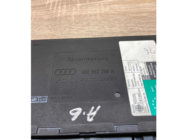 Блок комфорта 4B0962258A, 410215006 Audi A6 S6 C5 4B