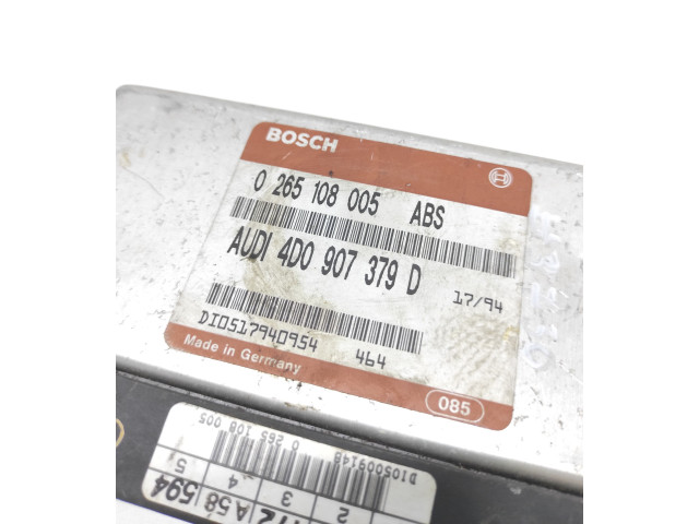 Блок управления АБС 0265108005, 4D0907379D   Audi A6 S6 C5 4B